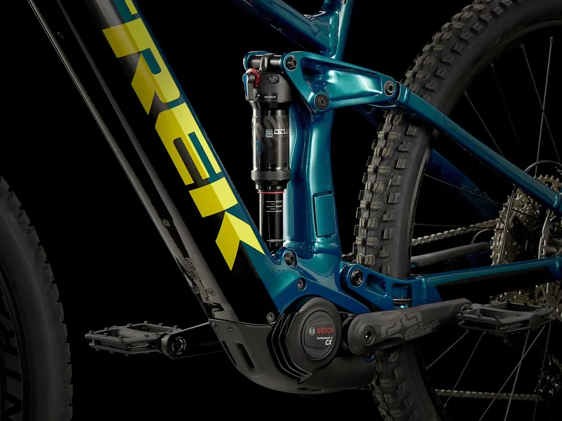 TREK Rail 7 Gen 2 625Wh Full Suspension Electric Bike in Dark Aquatic and Black-6